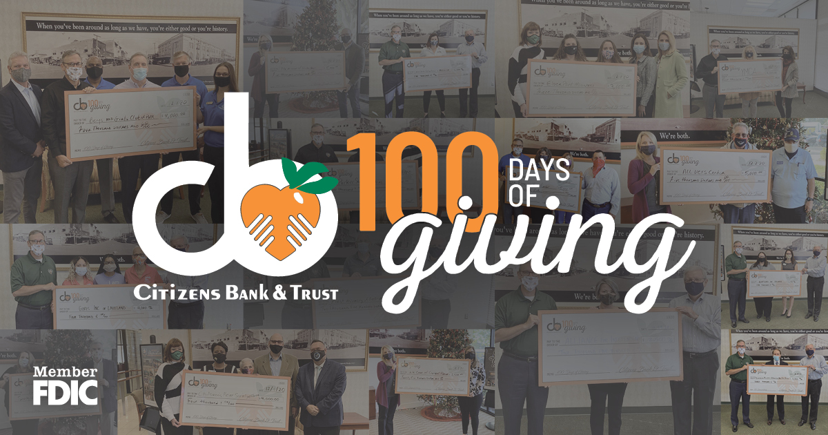 100 Days of Giving Initiative Recap